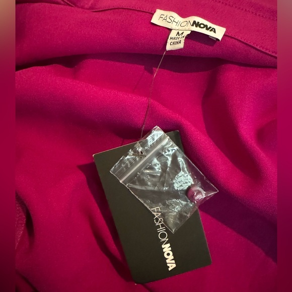 Magenta Mini Dress - Picture 11 of 12